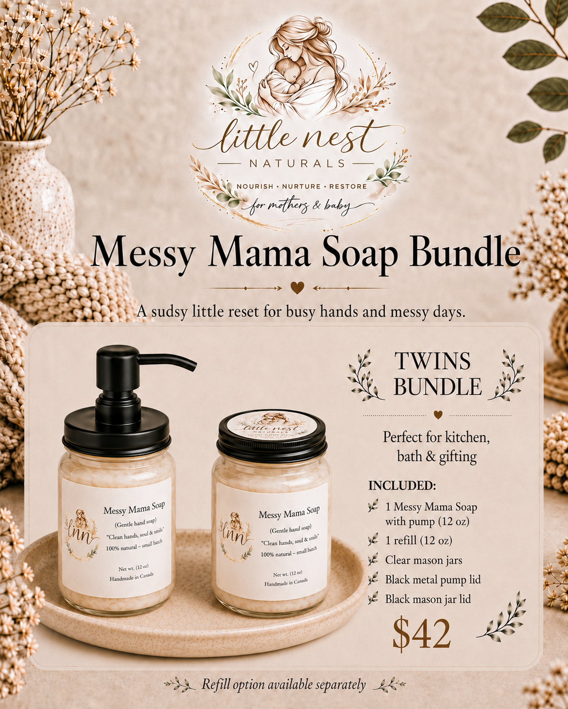 Messy Momma Soap Twins Bundle