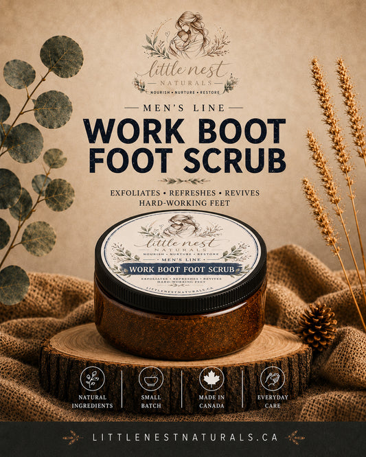 Men's Line- Work Boot Foot Scrub